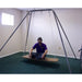 Take a Swing Adult Plywood Platform  Therapeutic Swing Seat with person