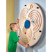 Child playing with the Haba Pro Labyrinth Wall Game