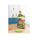Child playing with a colorful stack of Haba Pro Seat Cushion Carousel with Cushions