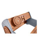 Close up of the steering wheel of the Haba Pro Speedy Wooden Indoor/Outdoor Play Car