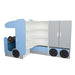 Full view Playscapes NOVUM Truck Cabinet with shelves and storage