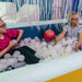 TFH Heavy Duty Inflatable Ball Pool with two children