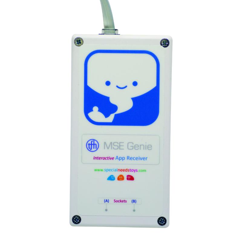 MSE Genie Interactive App Receiver with logo on a white background
