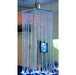TFH Fiber Optic Waterfall with blue and white lighting hanging from ceiling fixture