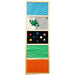 TFH  Tactile Column in option green with 5 different tactile surfaces