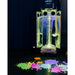 TFH Vecta Budii Mobile Sensory Station projecting paint splashes on a dark floor