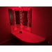 TFH Wireless Bubble Tubes in a sensory room setup with red lighting