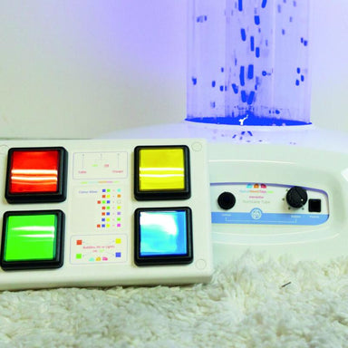 Detail view of the TFH Wireless Hurricane Tubes and controller