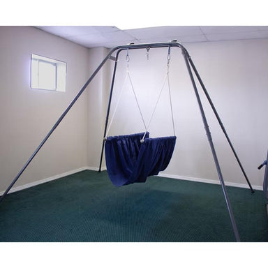 Take a Swing Homestand II portable therapeutic swing frame with adult soft taco therapeutic seat